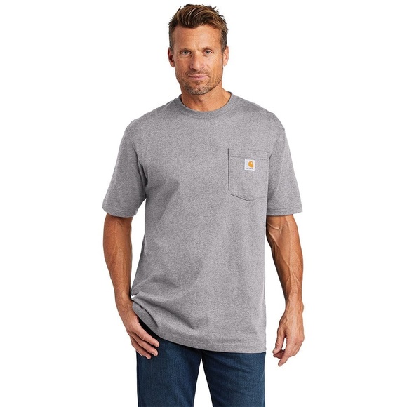 CARHARTT NWOT Workwear Loose Fit Short Sleeve Heathered T-Shirt - Picture 1 of 9